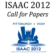 ISAAC 2012 call for papers ISAAC 2012 call for papers